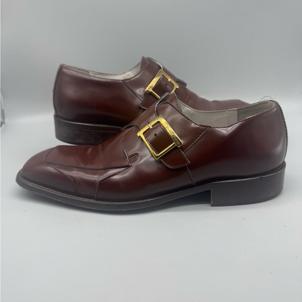 Emilio Franco Mens Dress Shoe With Buckle and Wing Men Size 9